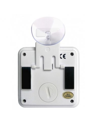 Double Thermomètre int./ext. sonde amovible - Triple affichage instant./maxi/mini - Pince/Béquille/Ventouse/Aimant