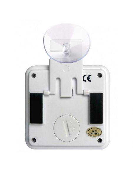 Double Thermomètre int./ext. sonde amovible - Triple affichage instant./maxi/mini - Pince/Béquille/Ventouse/Aimant