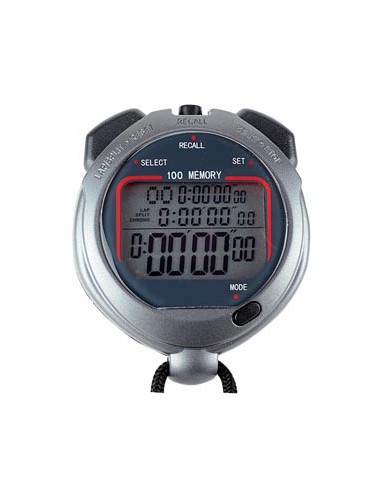 Chronomètre Digital 100 mèmoires 1/100è