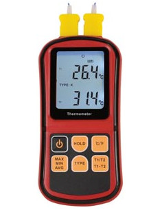 Thermomètre digital - Ambiant - Module - Etanche IP65 - Triple affichage  Instant./Maxi/Mini